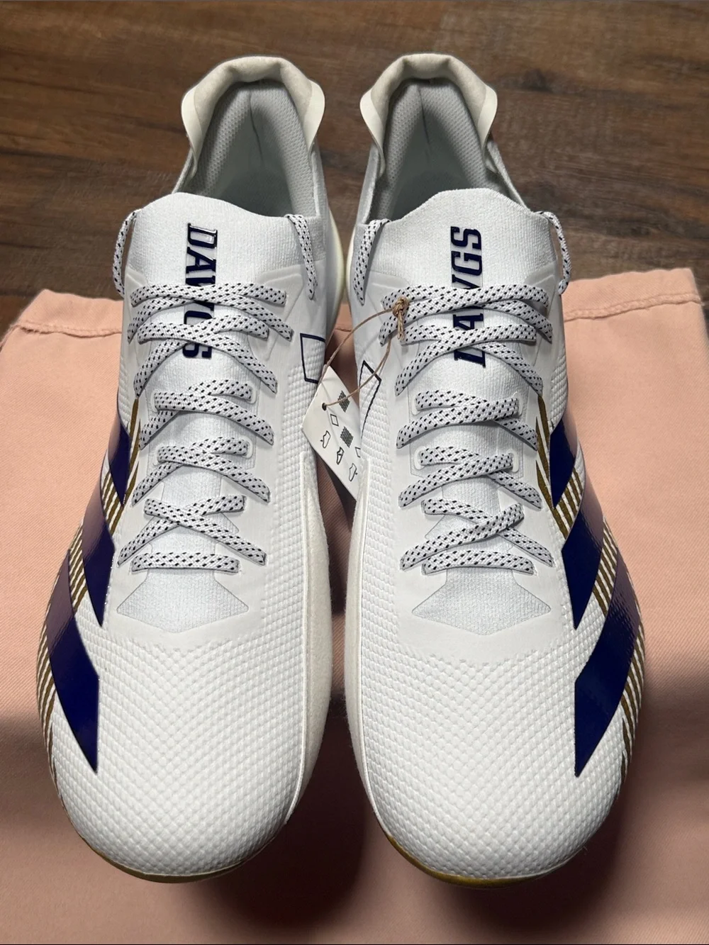 Adidas SM Adizero Electric Washington Huskies Team Issue Football Cleats